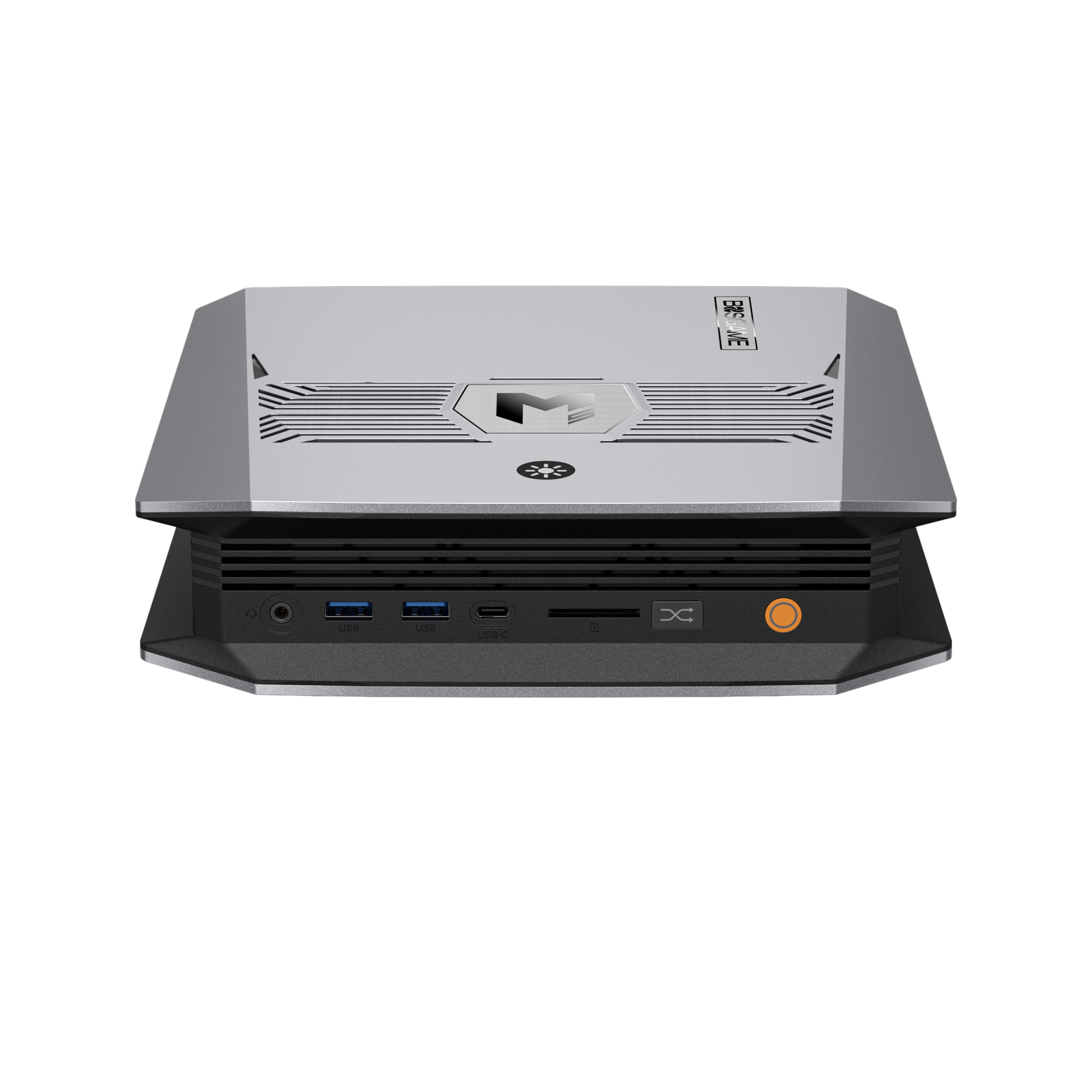 BOSGAME M5, front and top view