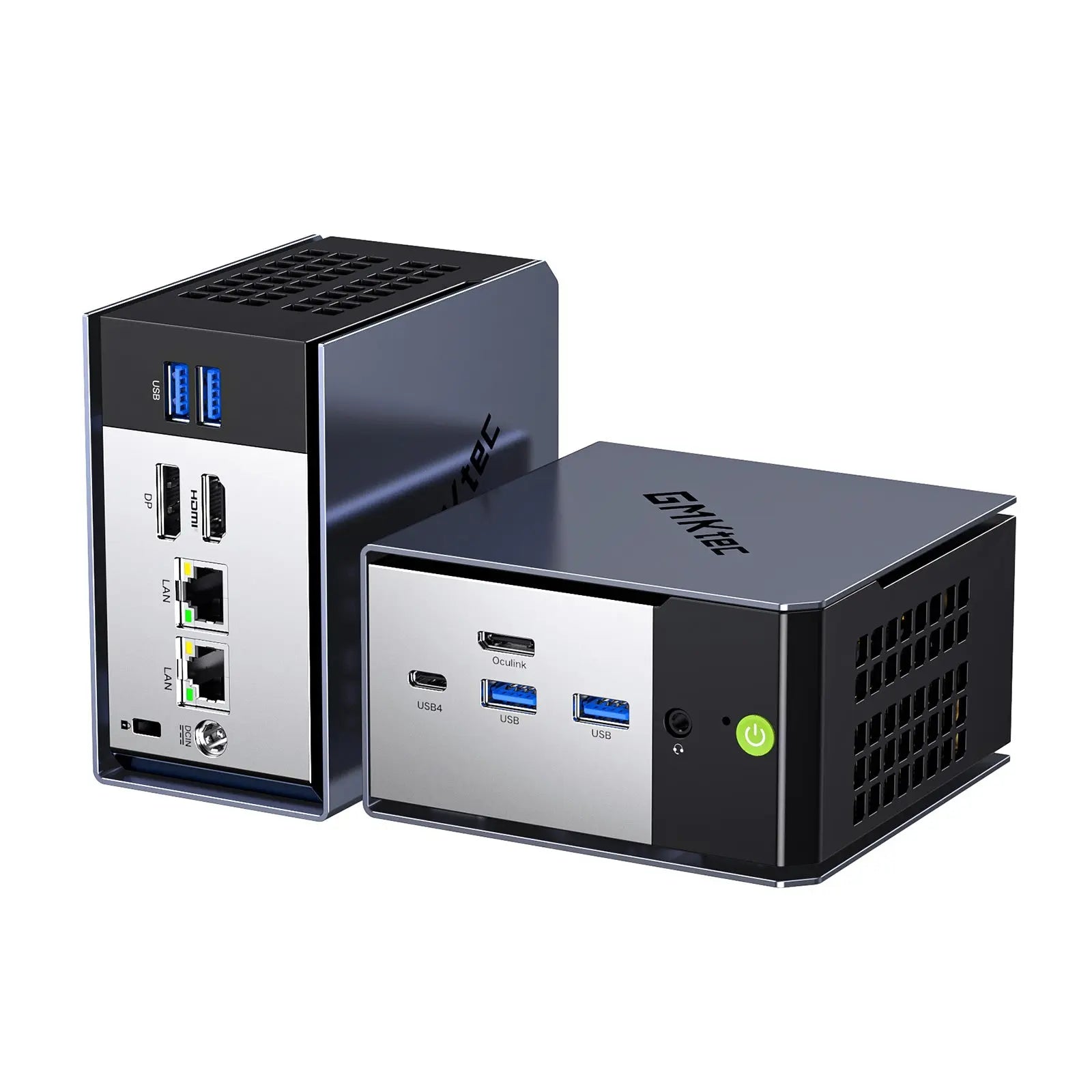GMKtec EVO-X1 Pro shown from front and rear